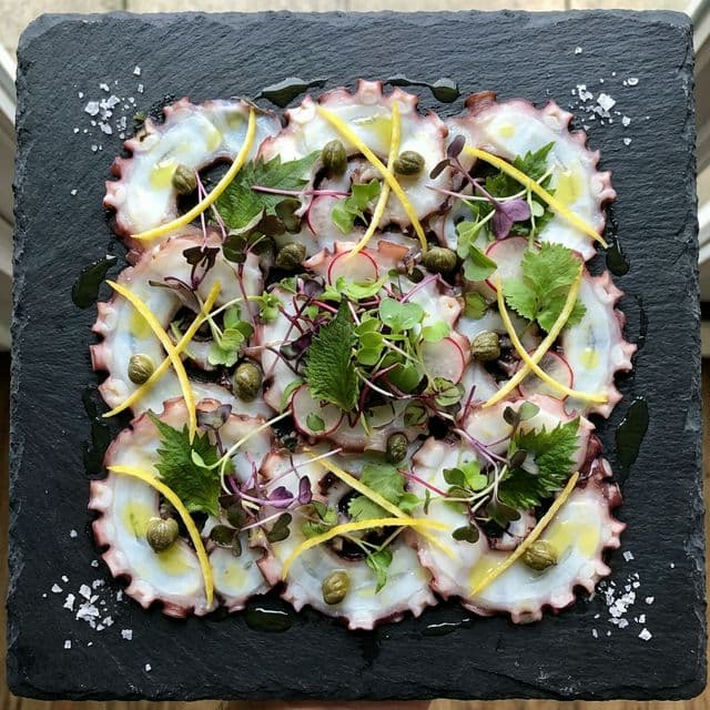 Carpaccio de Poulpe